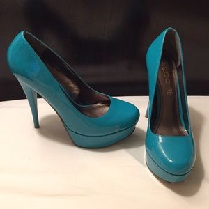 Aldo Lindell Teal Heel